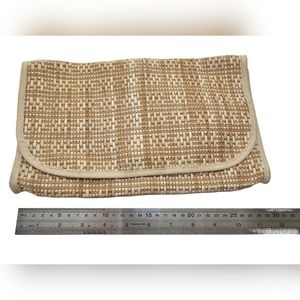 Mister Ernest Vintage Straw Clutch 1940's Era